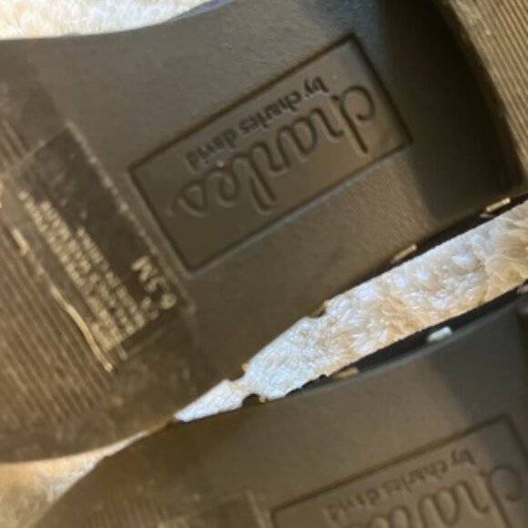 Clarks Black and White Loafers - Picture 5 of 8